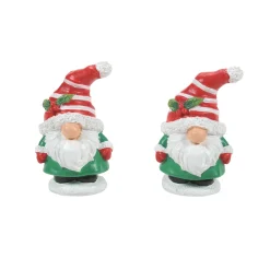 New Candy Cane Gnomes set of 2 Village Accessories