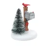 Online Cardinal Christmas Mailbox Village Accessories