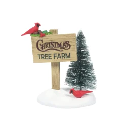 Discount Cardinal Christmas Sign Village Accessories