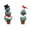 Sale Cardinal Topiaries S/2 Village Accessories