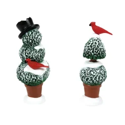 Sale Cardinal Topiaries S/2 Village Accessories