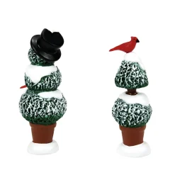 Sale Cardinal Topiaries S/2 Village Accessories