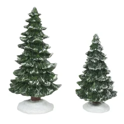 New Christmas Spruces st/2 Village Accessories