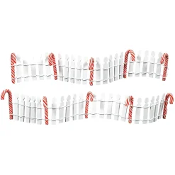 Best Delicious Candy Cane Fence Village Accessories