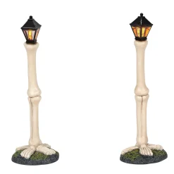 Online Femur Bone Street Lights Halloween Village Accessories