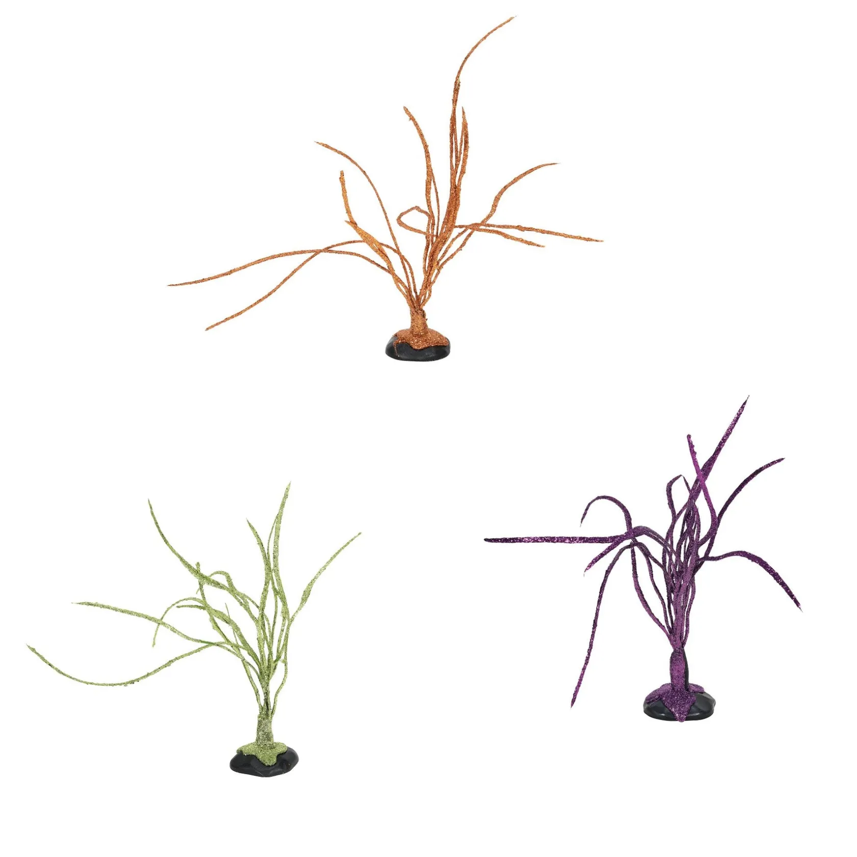 New Festive Halloween Trees st/3 Halloween Village Accessories