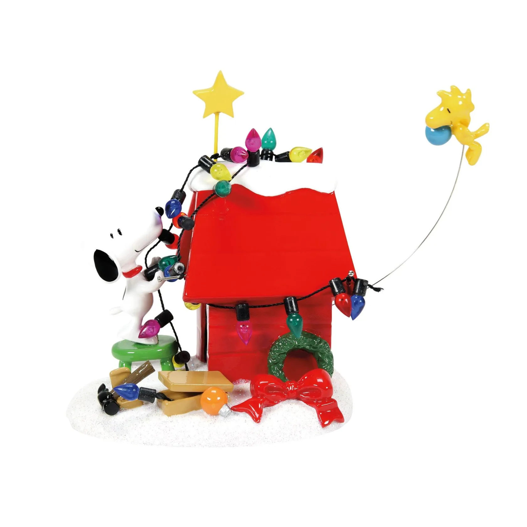 Outlet Getting Ready for Christmas Peanuts® Village