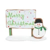New Gingerbread Christmas Billboar Village Accessories