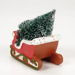Outlet Gingerbread Christmas Sleigh Village Accessories