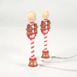 Discount Gingerbread Street Lights Village Accessories