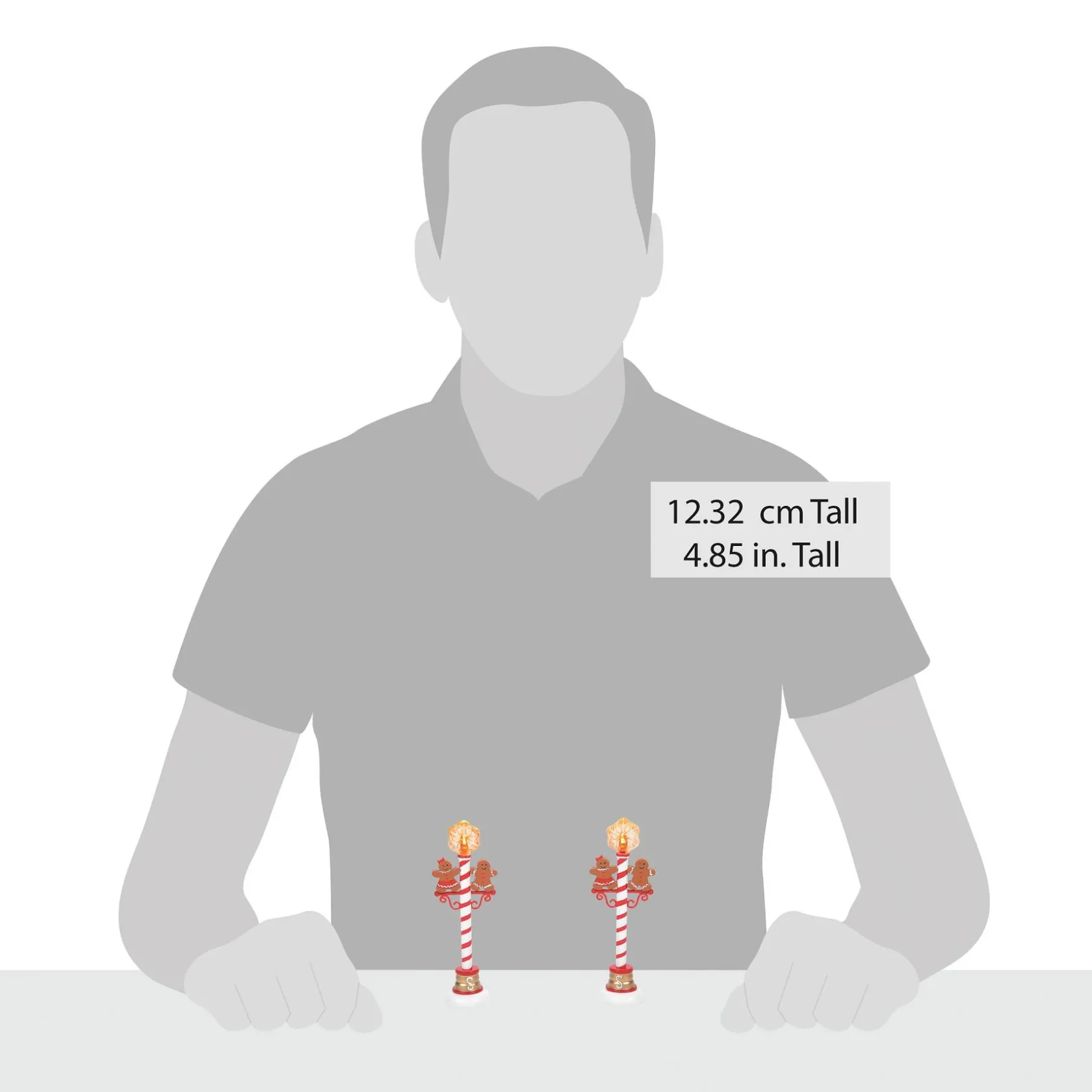 Discount Gingerbread Street Lights Village Accessories