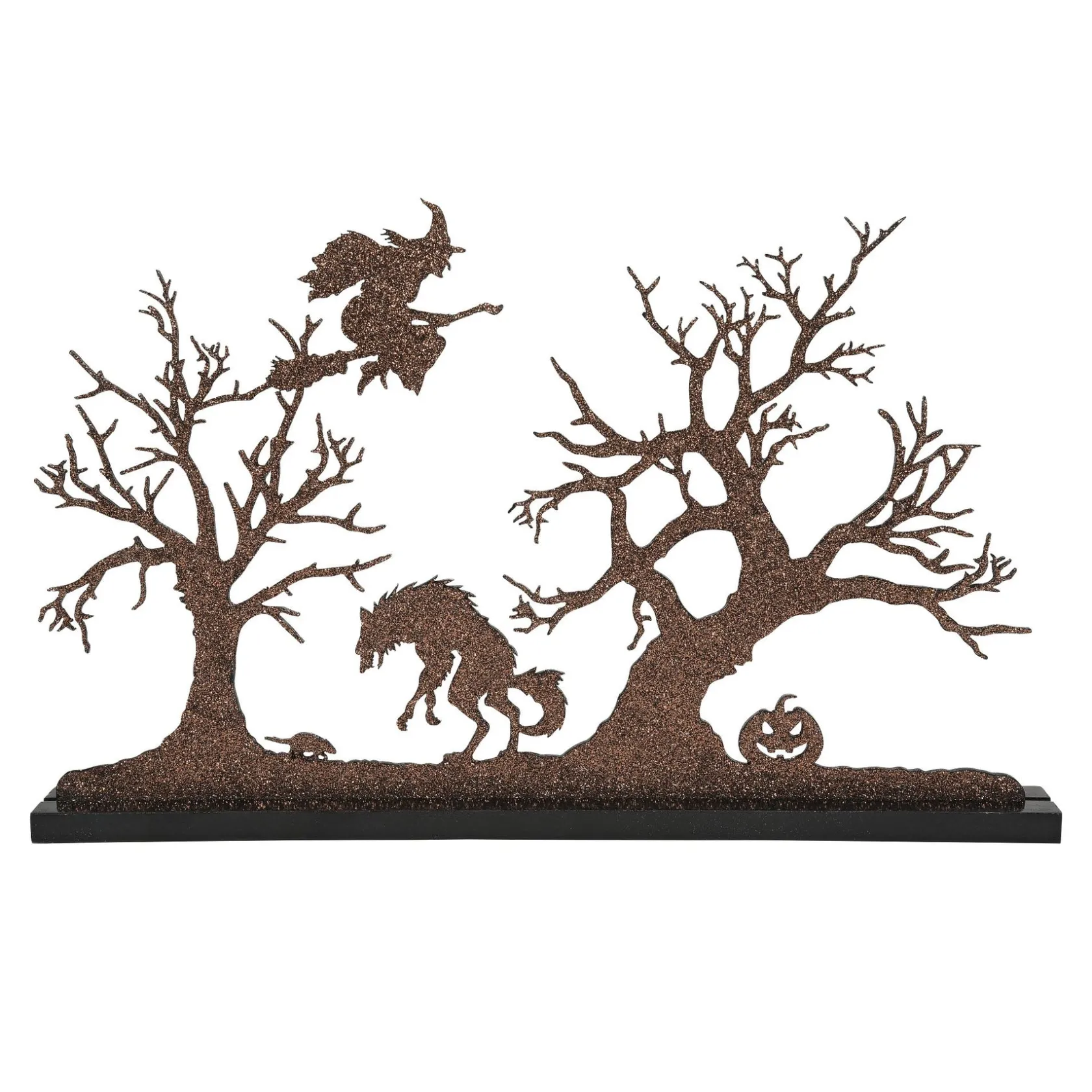 Best Haunted Woods Silhouette Halloween Village Accessories