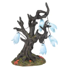 Sale Illuminated Ghost Tree Halloween Village Accessories