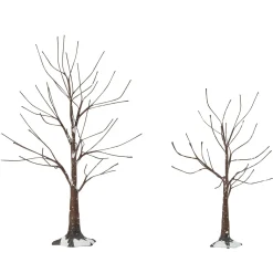 New Landscape Trees Snow Road Village Accessories