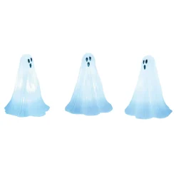 Outlet Lit Ghosts Halloween Village Accessories
