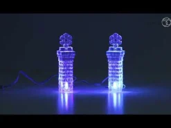 Hot Lit Ice Castle Corners Village Accessories