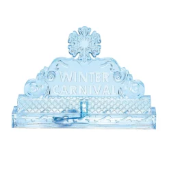 Best Lit Ice Castle Sign Village Accessories