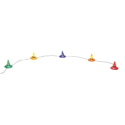 Lit Witch Hat String of Lights Halloween Village Accessories