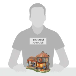 New Make & Take Scarecrow Shack Snow Village Halloween