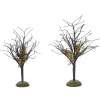 Best Midnight Moss Trees Halloween Village Accessories