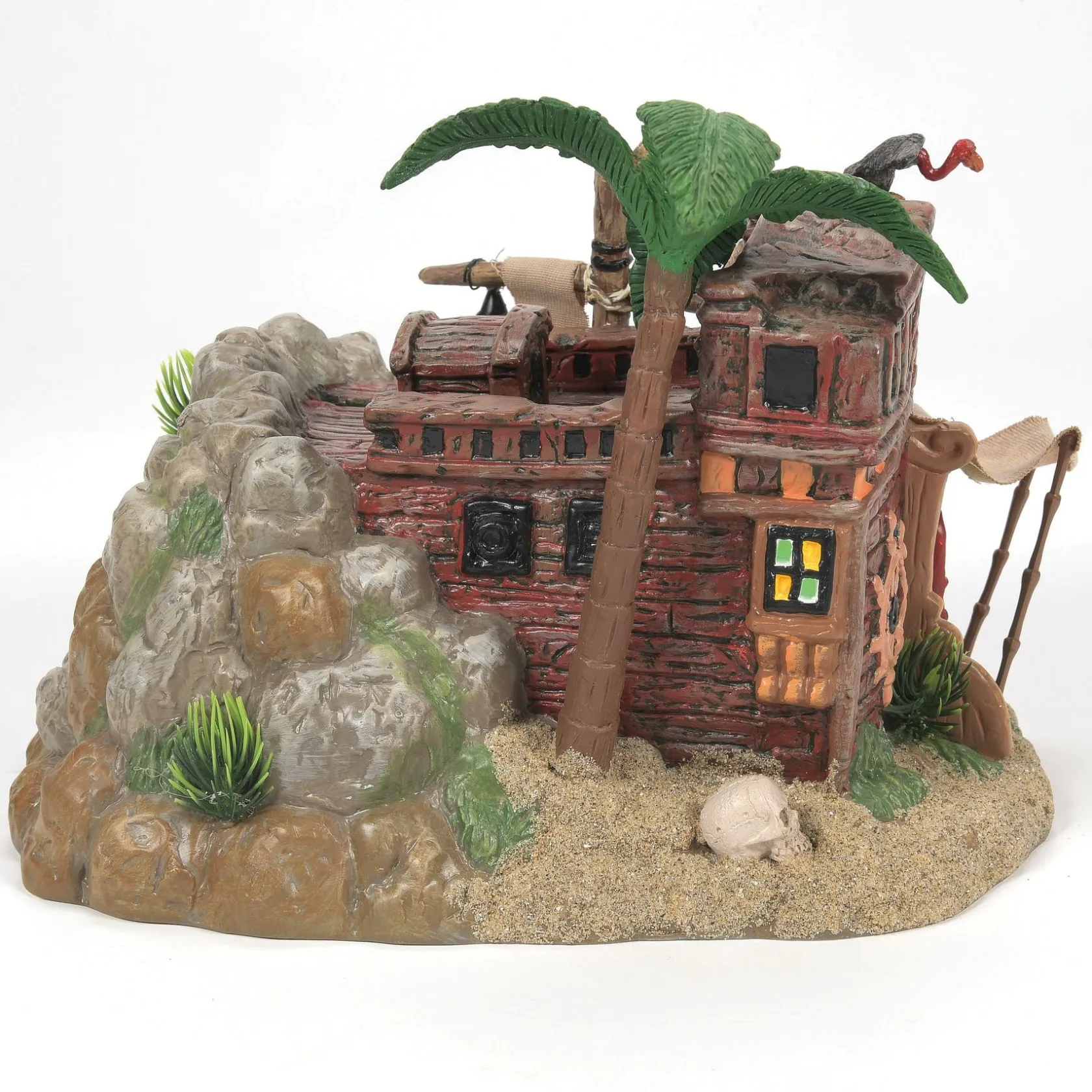 Clearance Pirate Haven Hideaway Snow Village Halloween