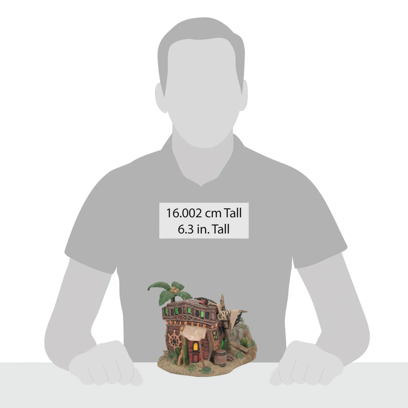 Clearance Pirate Haven Hideaway Snow Village Halloween