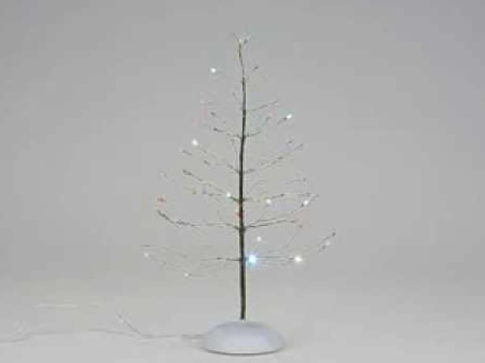 Hot Red & White Twinkle Brite Tree Village Accessories