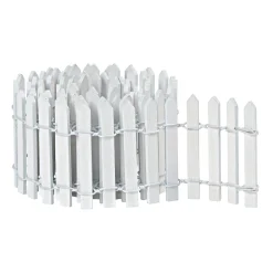 New Snow Fence White Village Accessories
