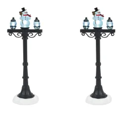 Sale Snowman Street Lights Village Accessories