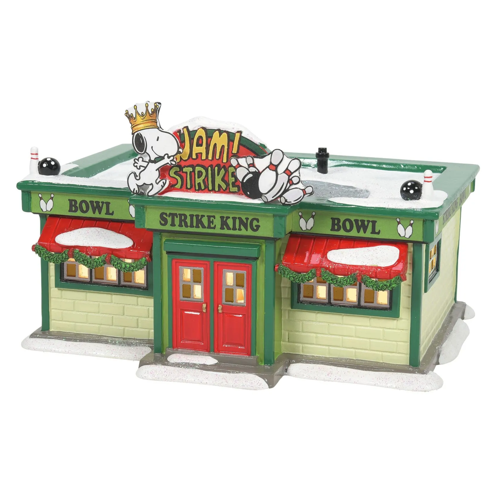 Hot Strike King Bowling Alley Peanuts® Village