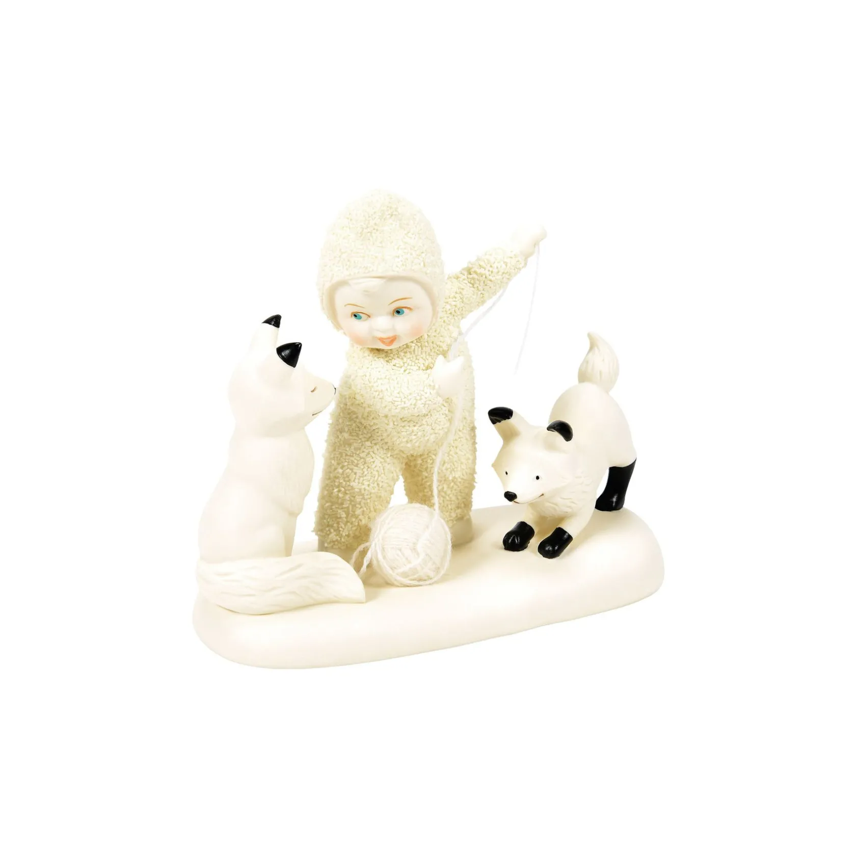 Clearance Stringing You Along Snowbabies Woodland Wonder Collection|Snowbabies Classic Collection