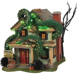 New The Kraken House Snow Village Halloween