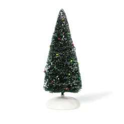 Clearance Twinkle Brite Frosted Topiary Village Accessories