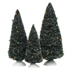 Discount Twinkling Lit Trees Green Village Accessories